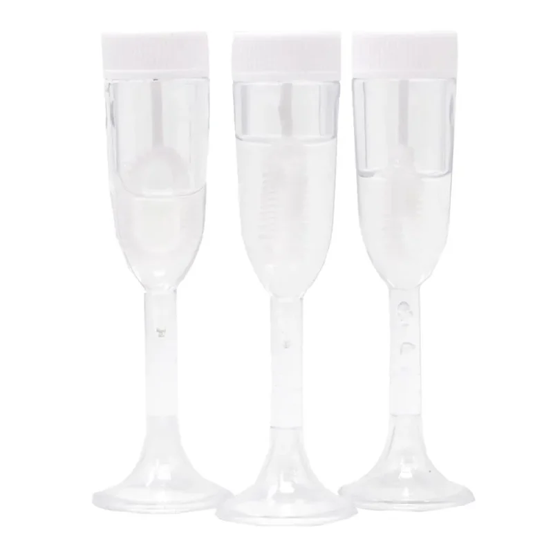 clear wedding champagne glasses 36 pack 3 1 2 inch