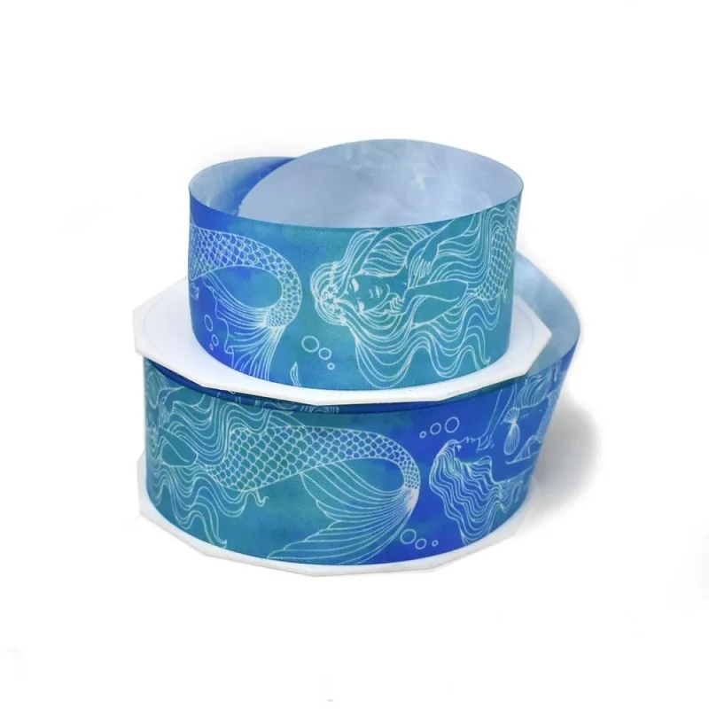 coastal mermaid satin ribbon 1 5 x 20 yards