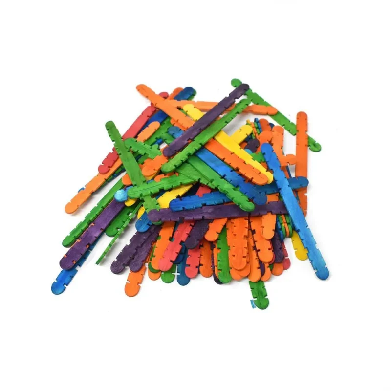 colored craft sticks 4 5 inch 80 pack