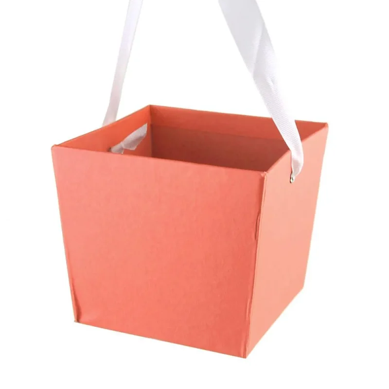 coral cardboard market tray 5 inch durable paper tray