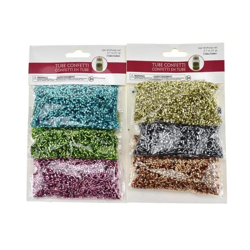 craft tube confetti set 3 pack