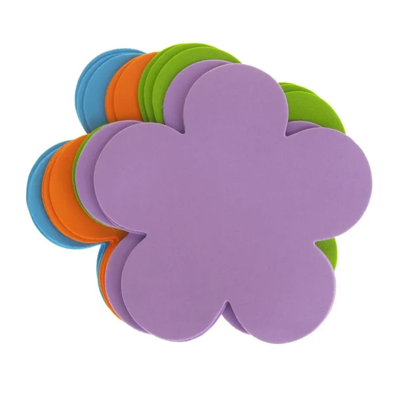 daisy foam shapes assorted colors 5 5 inch 12 pack