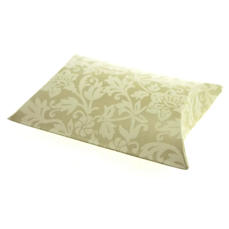 damask embossed pillow favor boxes 4 5 12 pack