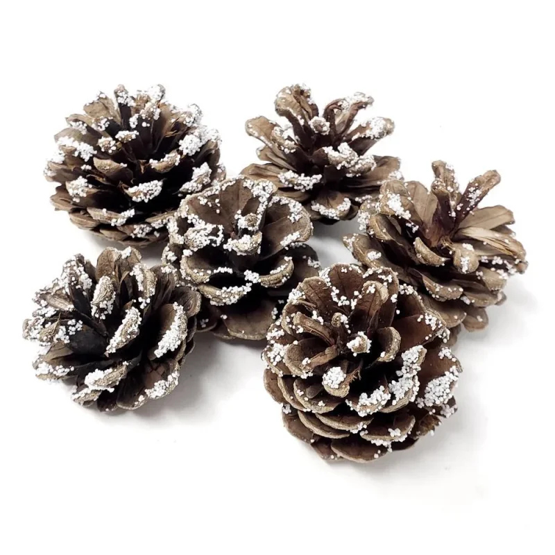 decorative 1 5 inch austrian pine cones 6 pack