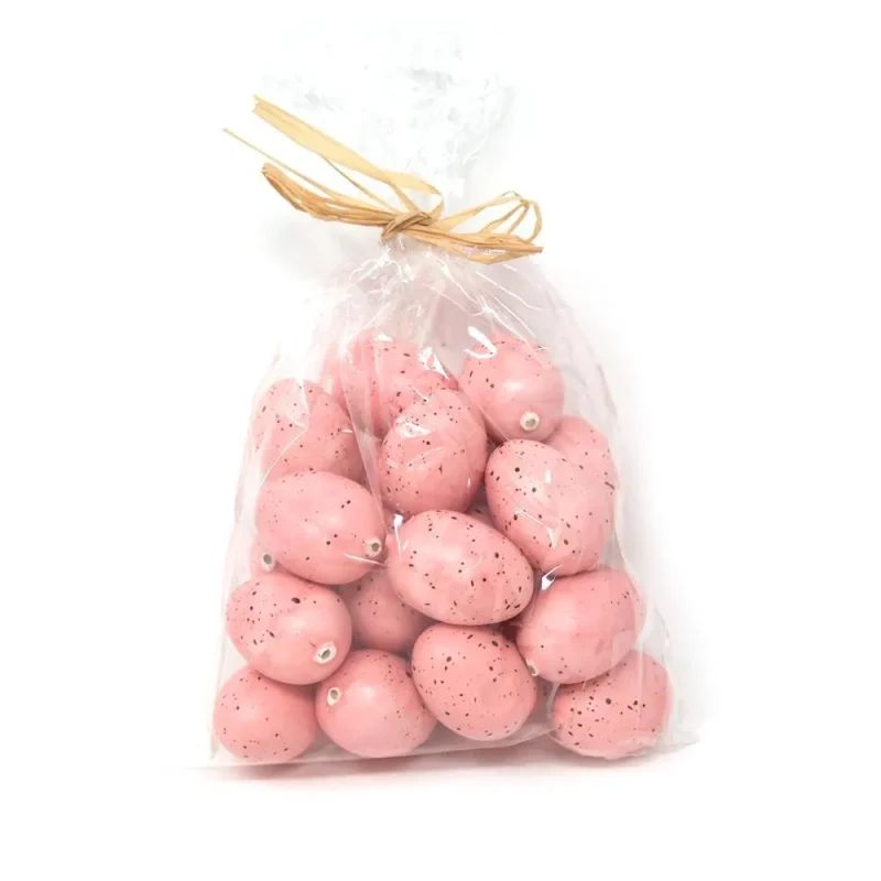 decorative pink easter eggs 12 pack 1 5 inch