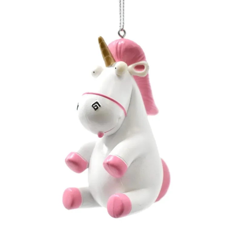 despicable me fluffy unicorn ornament 3 5 inch