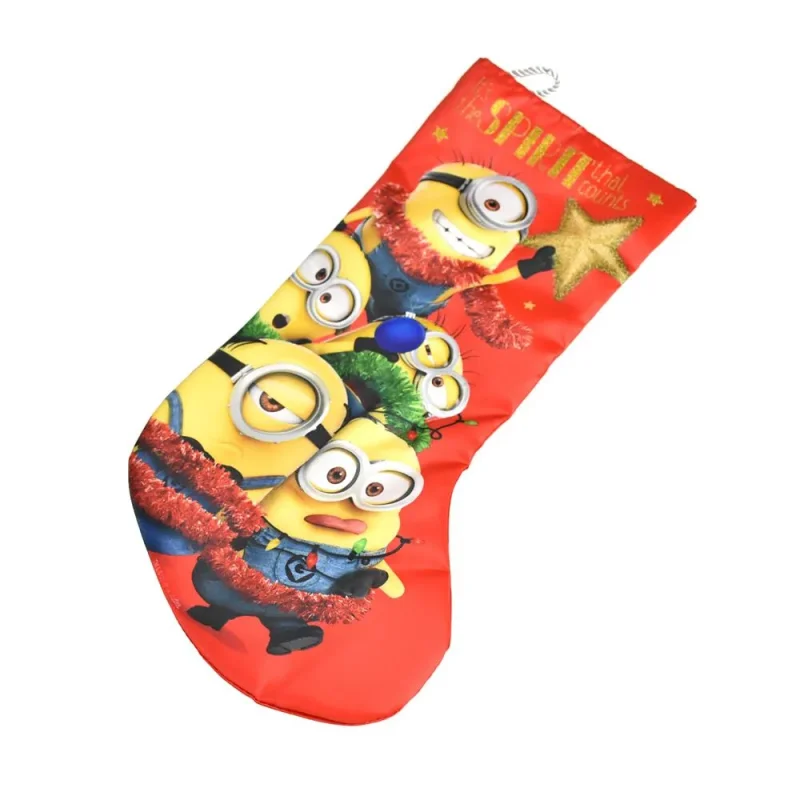 despicable me minion red stocking 18 inch