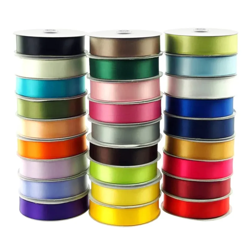 double faced satin ribbon 7 8 x 25 yards