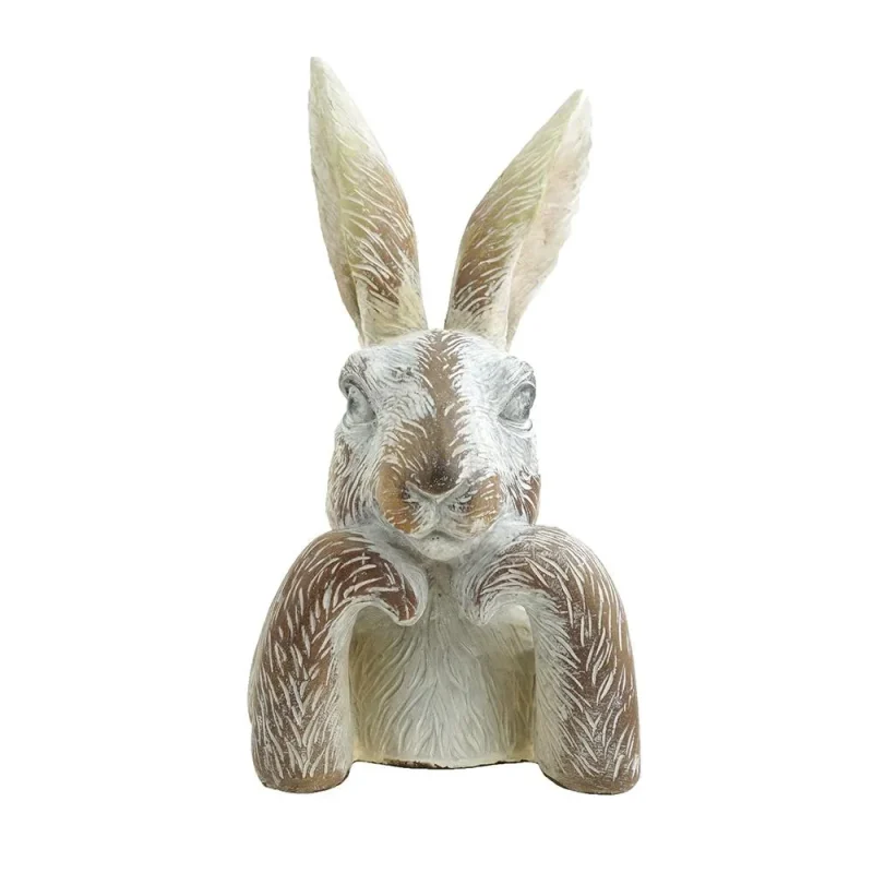 easter rabbit figurine 6 75 inch home decor