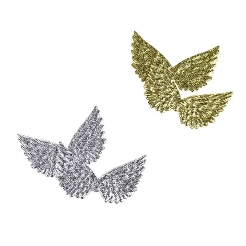 embossed angel wing party favors 1 5 x 6pcs