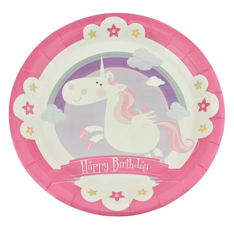 fairy birthday party plates 9 inch 12 pack