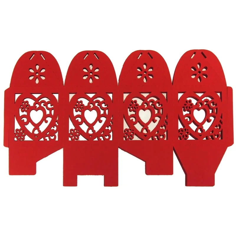 fancy red heart favor boxes 2 inch 12 pack laser cut