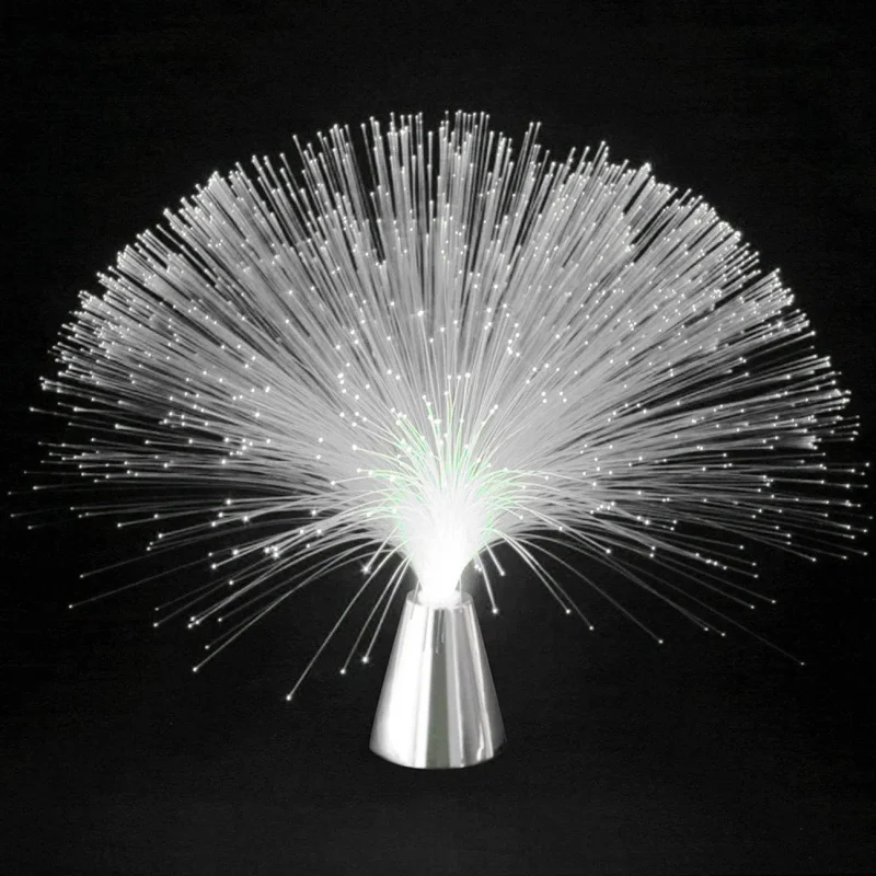 fiber optic 15 inch white centerpiece