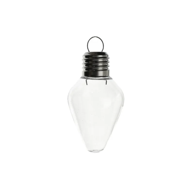 fillable plastic light bulb ornament 4 1 4 for christmas