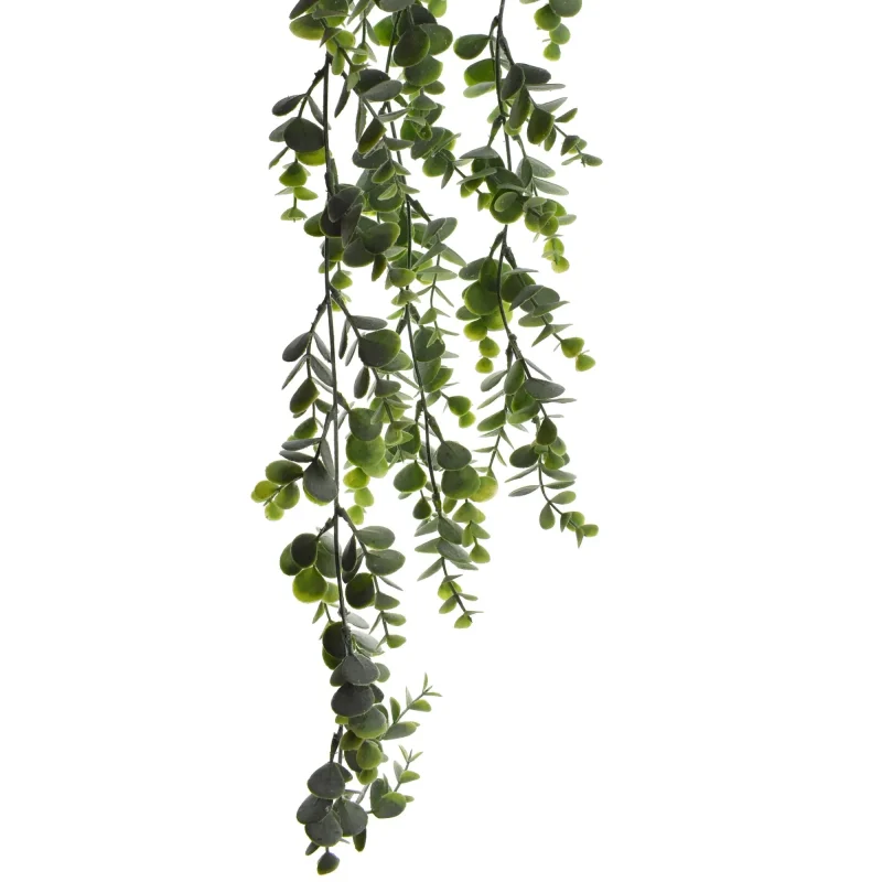 flocked eucalyptus stem 36 artificial decor