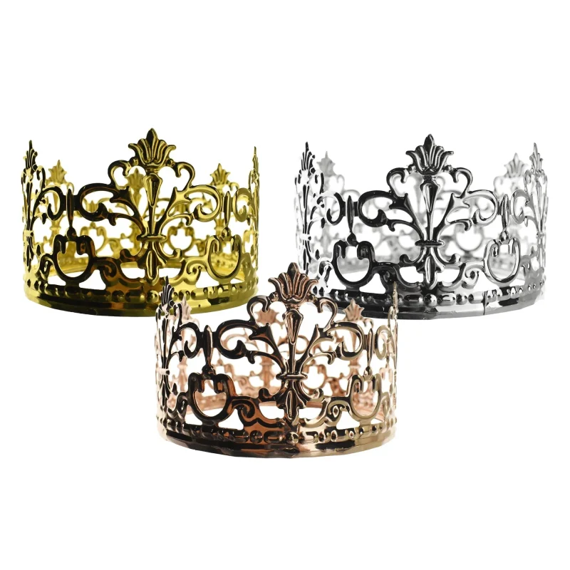 floral flourish metal crown 3 875 inch