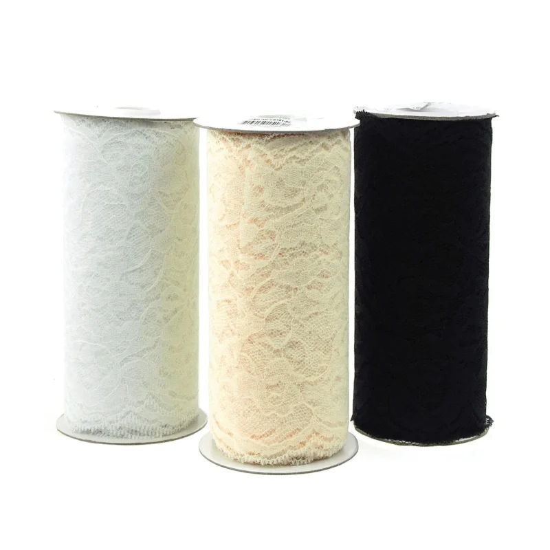 floral lace fabric roll 10 yard