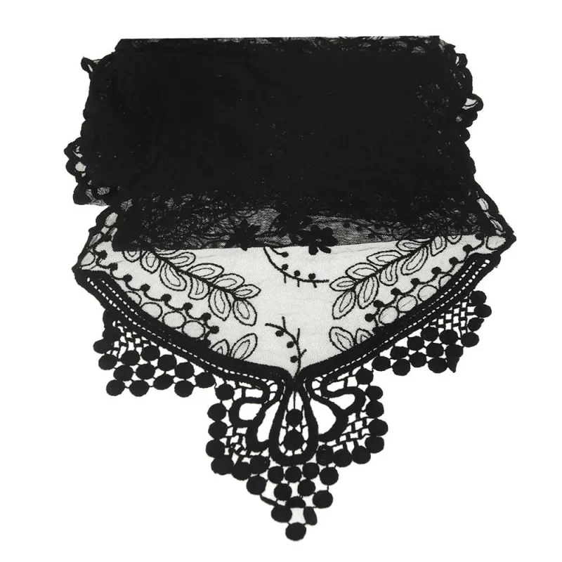 floral lace table runner 6ft 12in