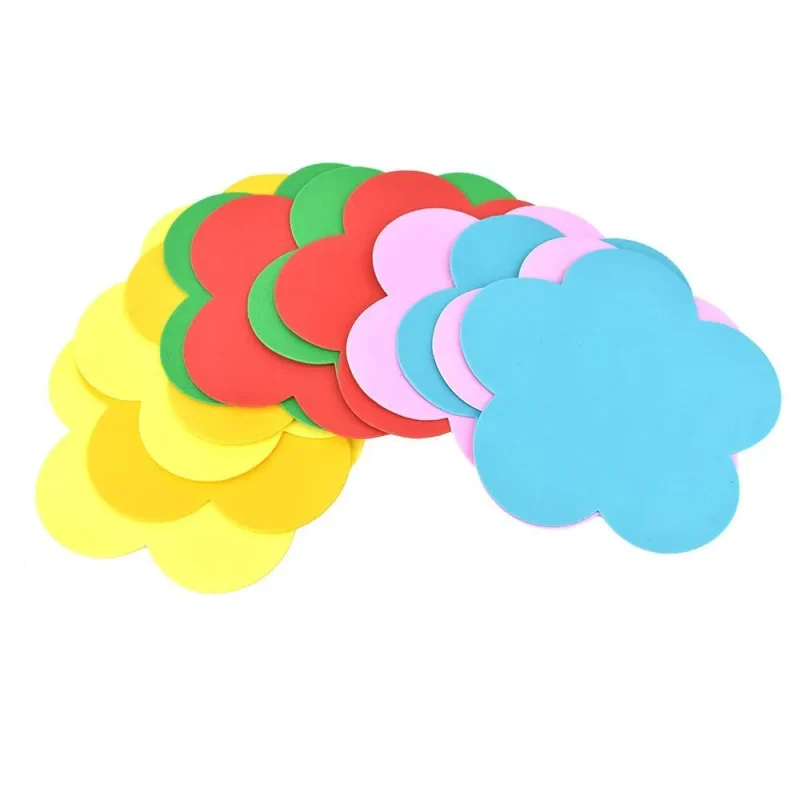 foam flower shapes 6 inch 12 pack