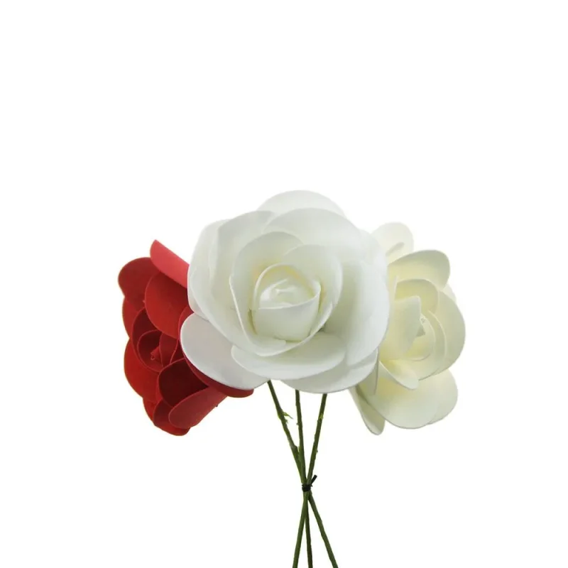 foam rose flower with stem wedding decor