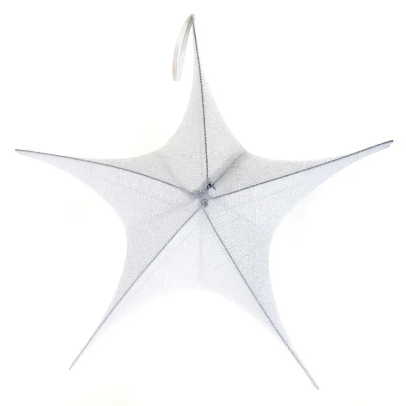 folding star white christmas ornament 31 5 hanging decor