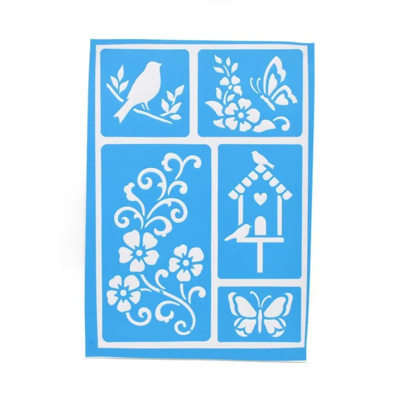 garden vine stencil 8 1 4 inch easy adhesive design