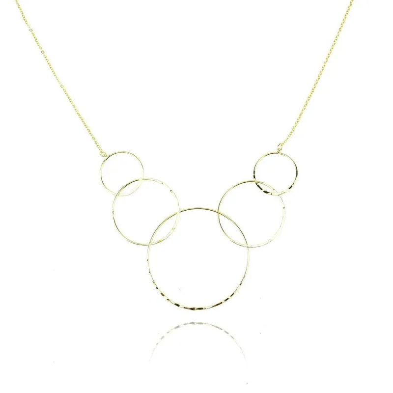 geometric circle necklace 23