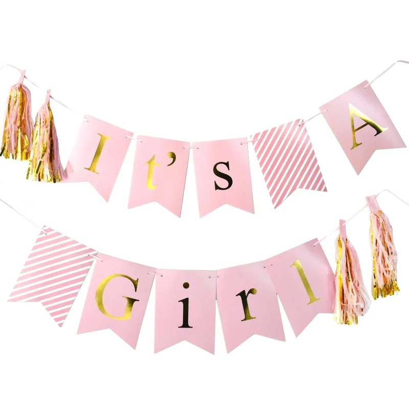 girl tassel party banner 10ft