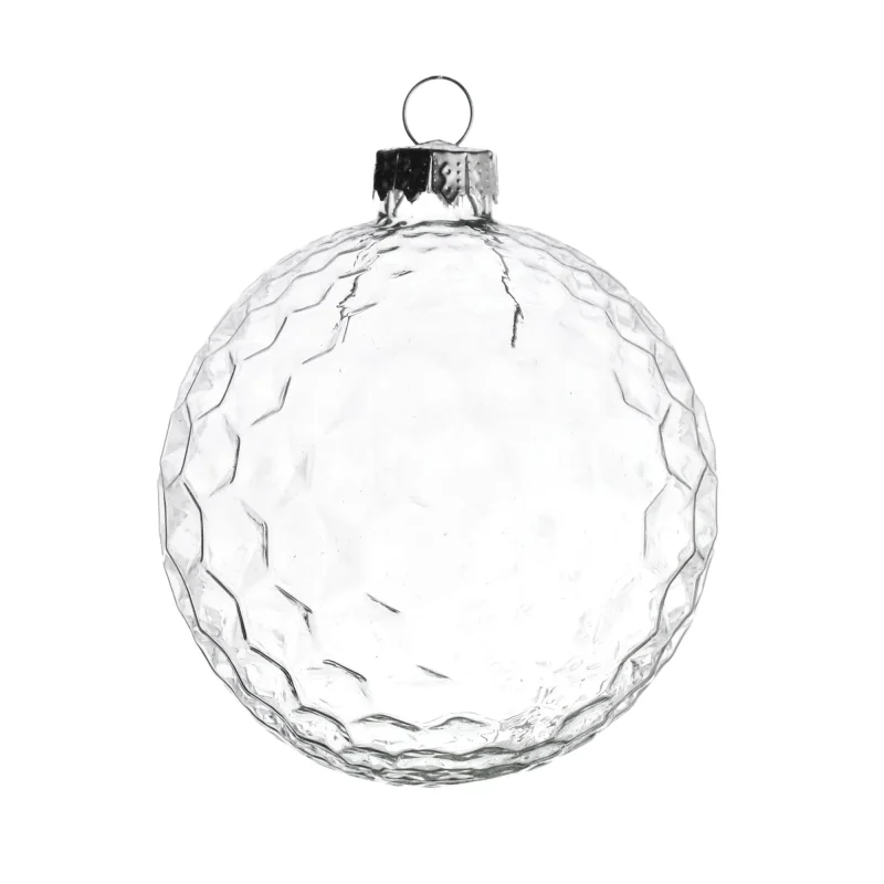 glass disco ball christmas ornament 3 25 fillable