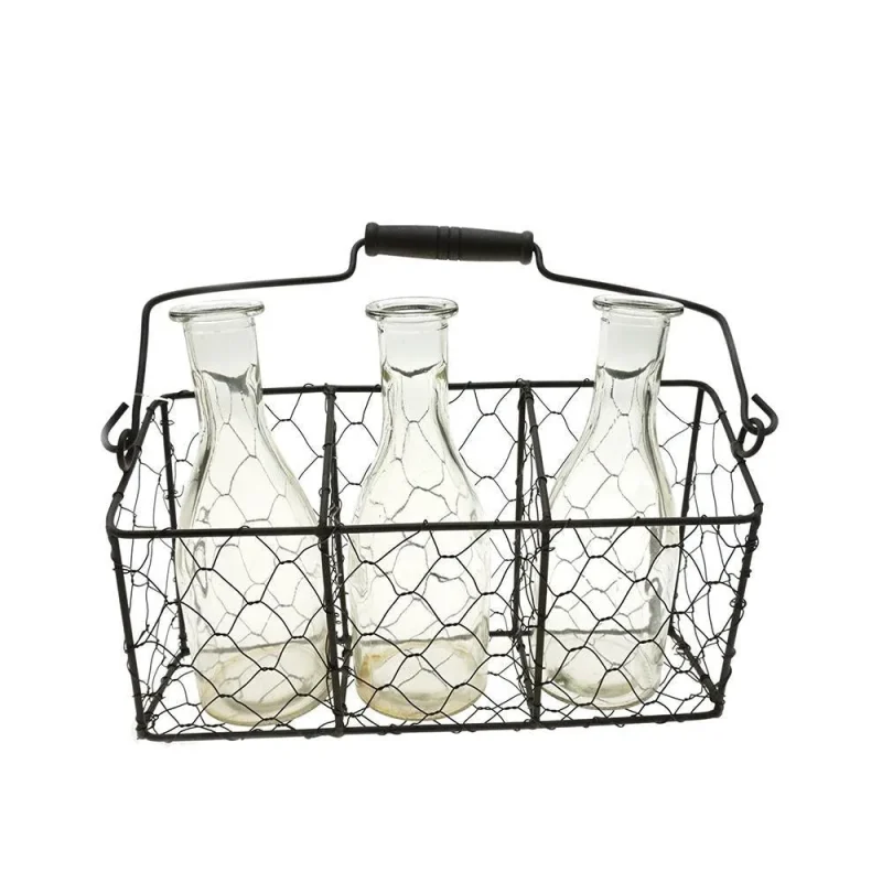 glass jar wire mesh stand 9 3 4 inch