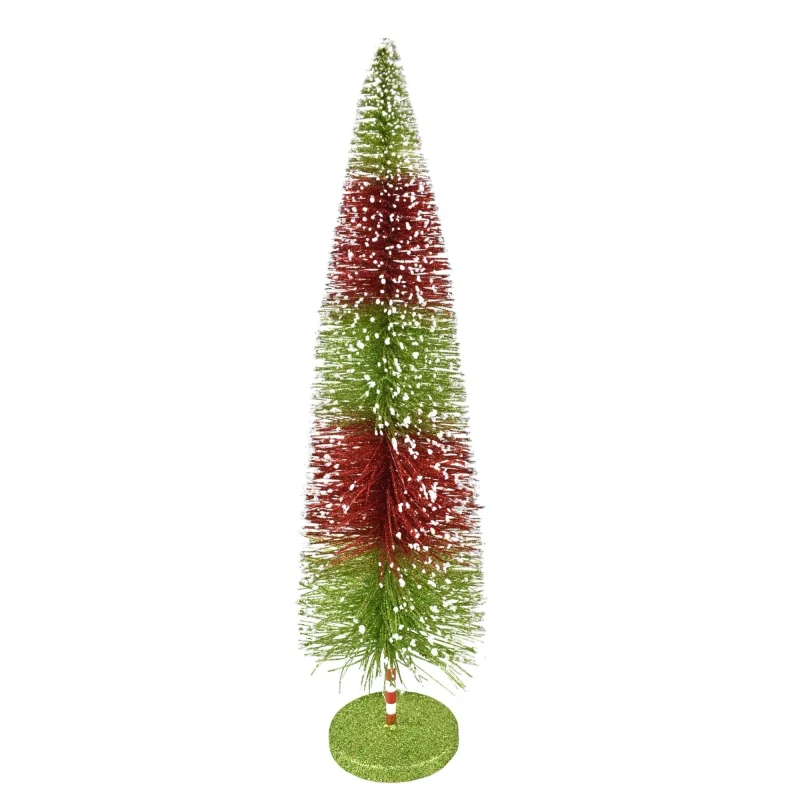 glitter bottlebrush christmas tree 16