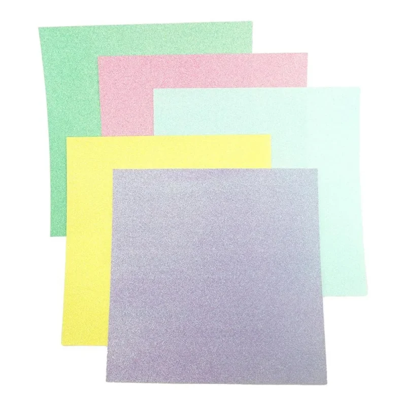 glitter cardstock sheets assorted 12 x 12 5 pack