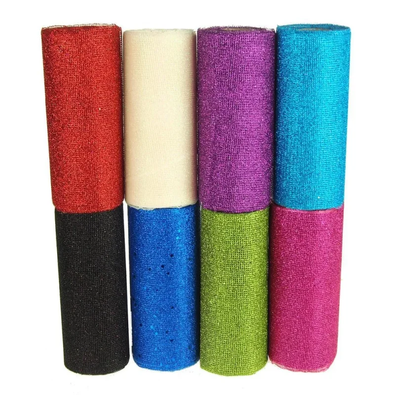 glitter mesh net roll 6 x 10 yards