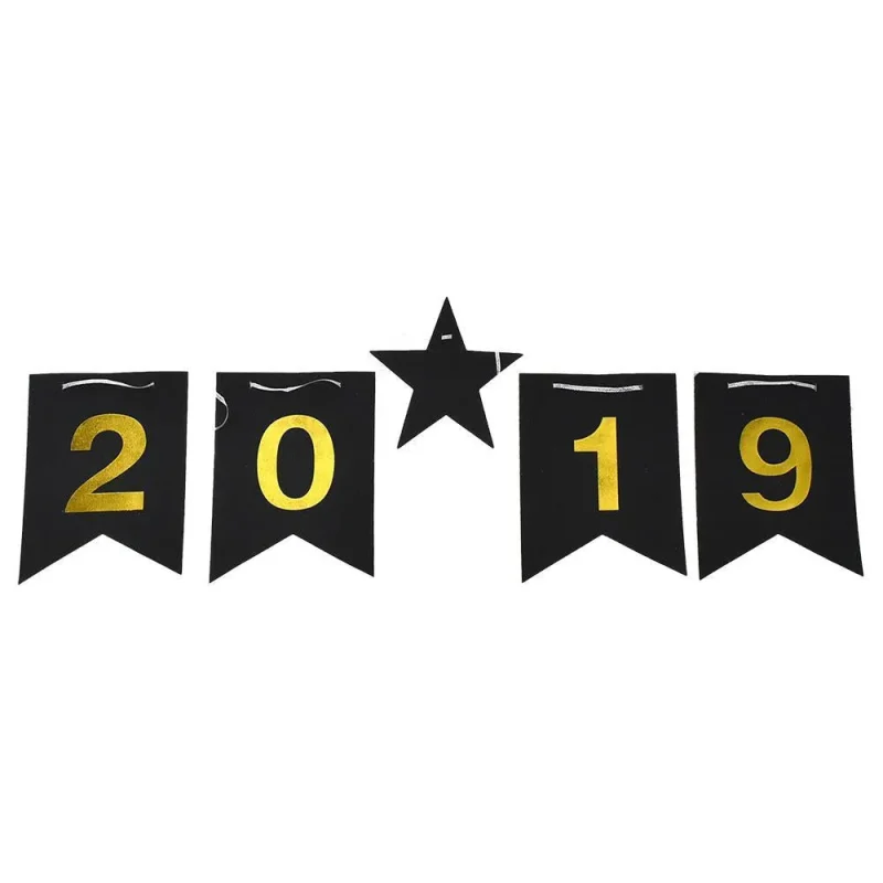 glitter new year banner 5ft 7 piece 2019 2020