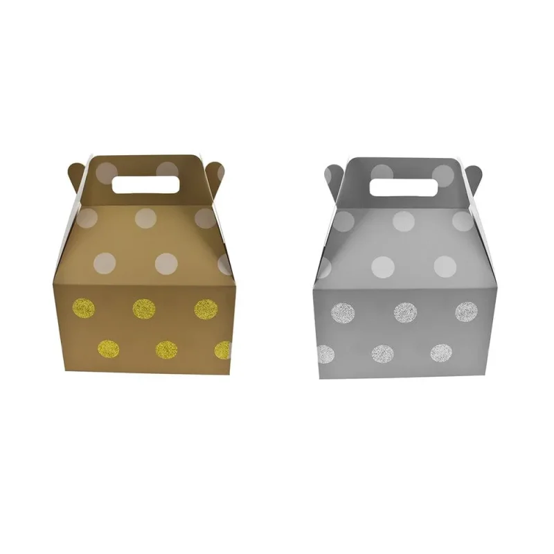 glitter polka dot favor boxes 5 1 4 4 pack