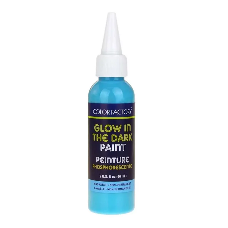 glow in the dark blue paint 60ml