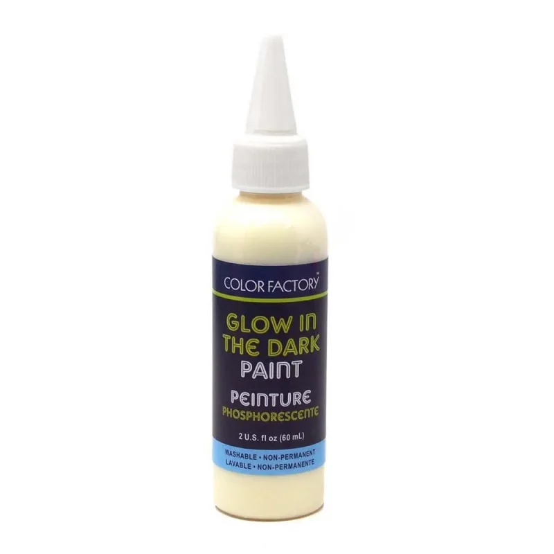 glow in the dark yellow paint 60ml