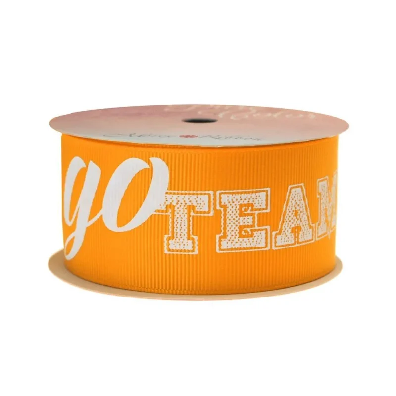 go team sports 1 5 grosgrain ribbon 3 yard roll