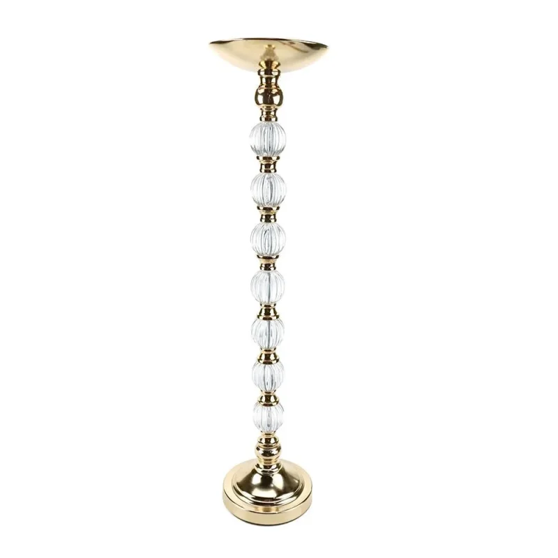 gold 29 inch tall candle holder stand elegant centerpiece