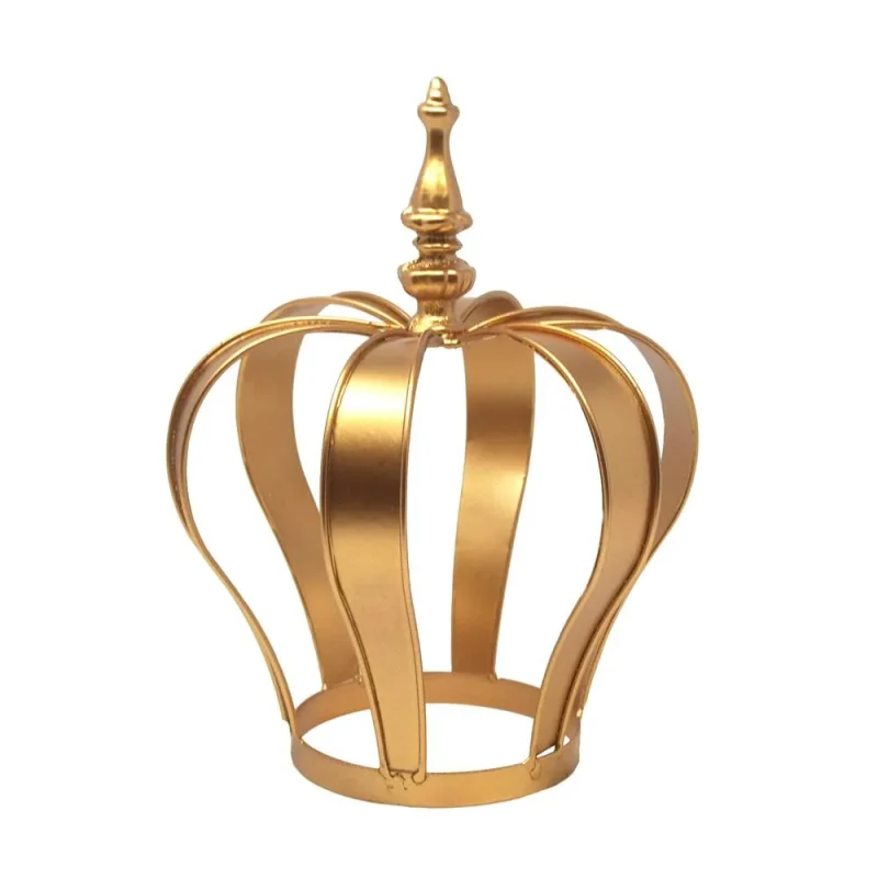 gold crown cake topper 8 5 centerpiece