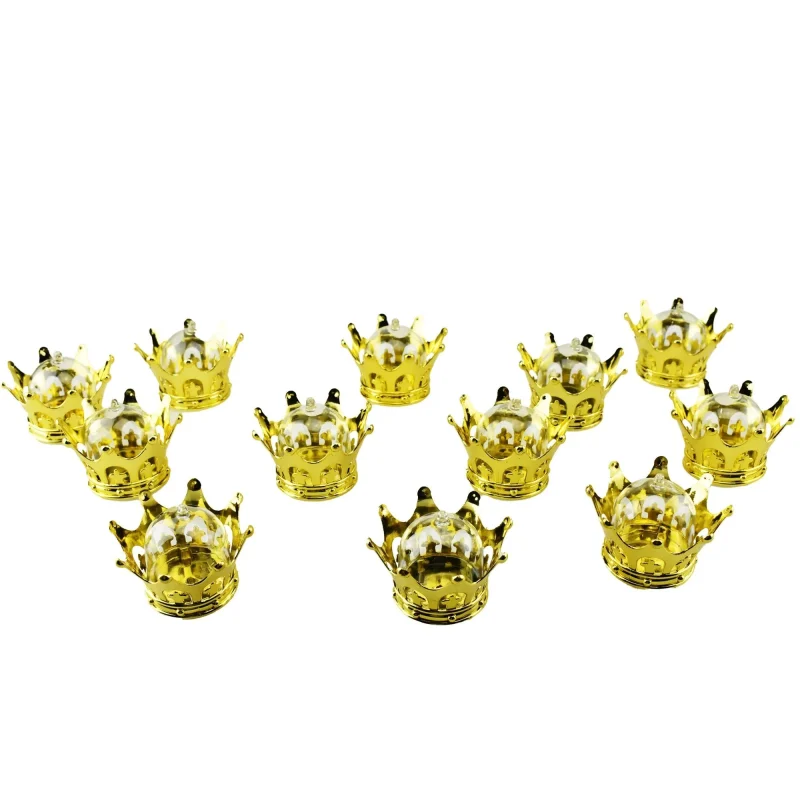 gold crown favor boxes 12 pack 3 1 4 x 2 1 2