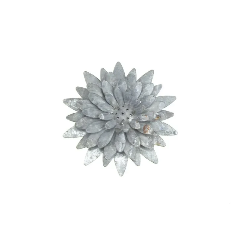 gray galvanized magnetic sunflower 4 1 4 metal