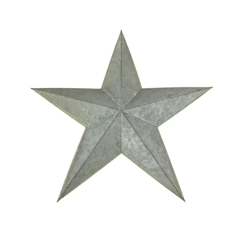 gray galvanized star wall decor 15 metal christmas hanging ornament