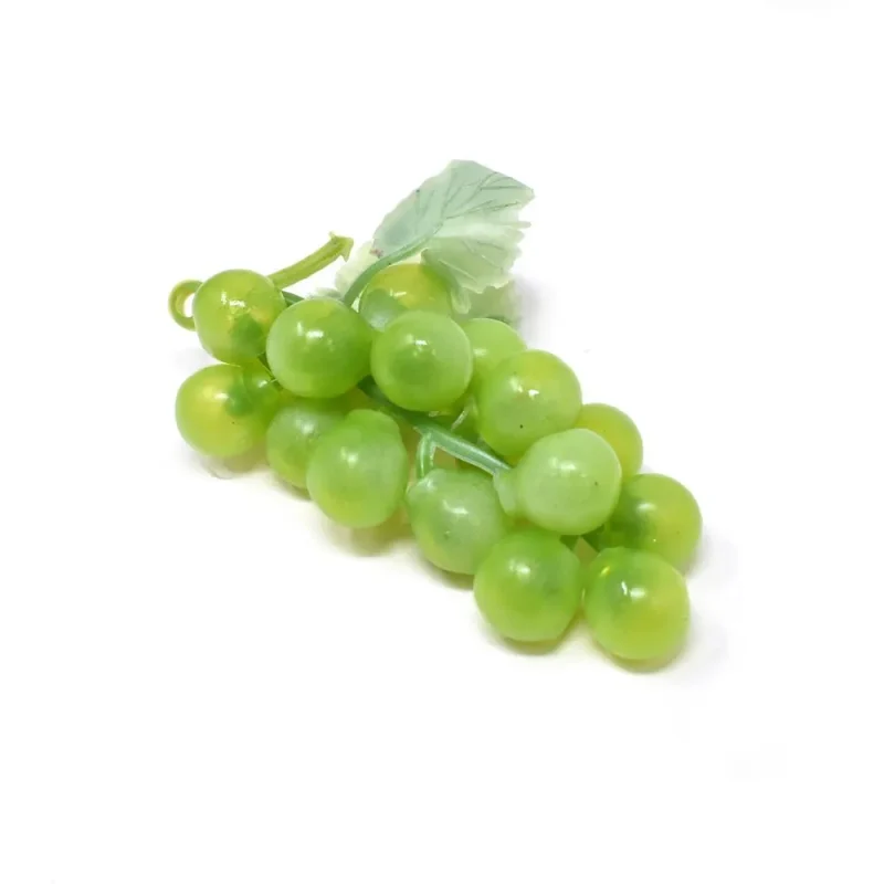 green artificial grapes bunch 3 inch 12 piece set