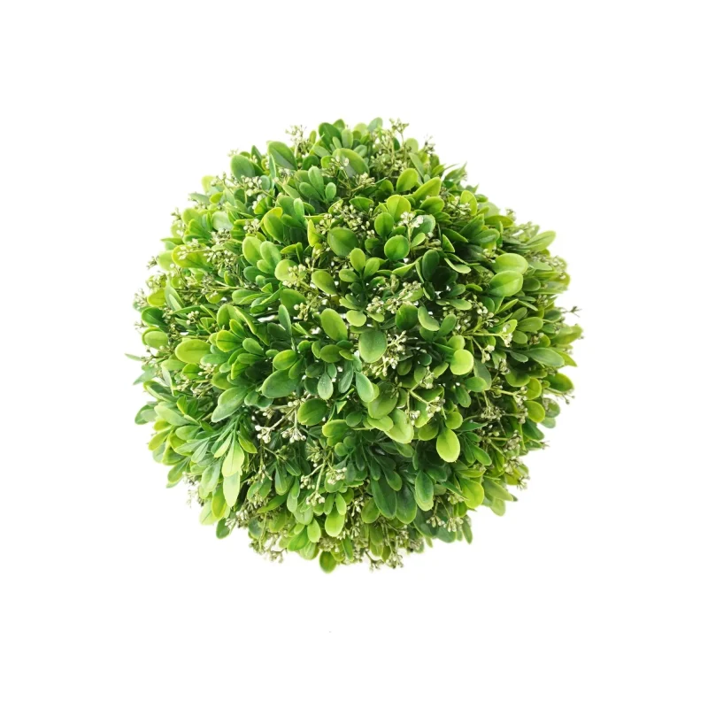 green artificial grass ball wedding decor 13 inch