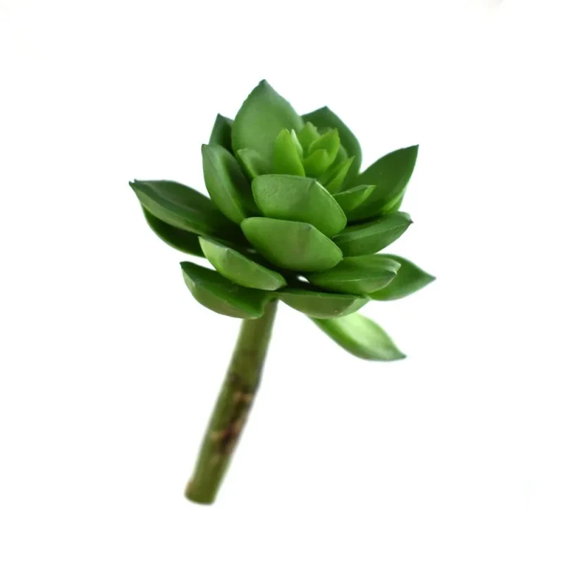 green artificial wax agave succulent stem 5 5 inch