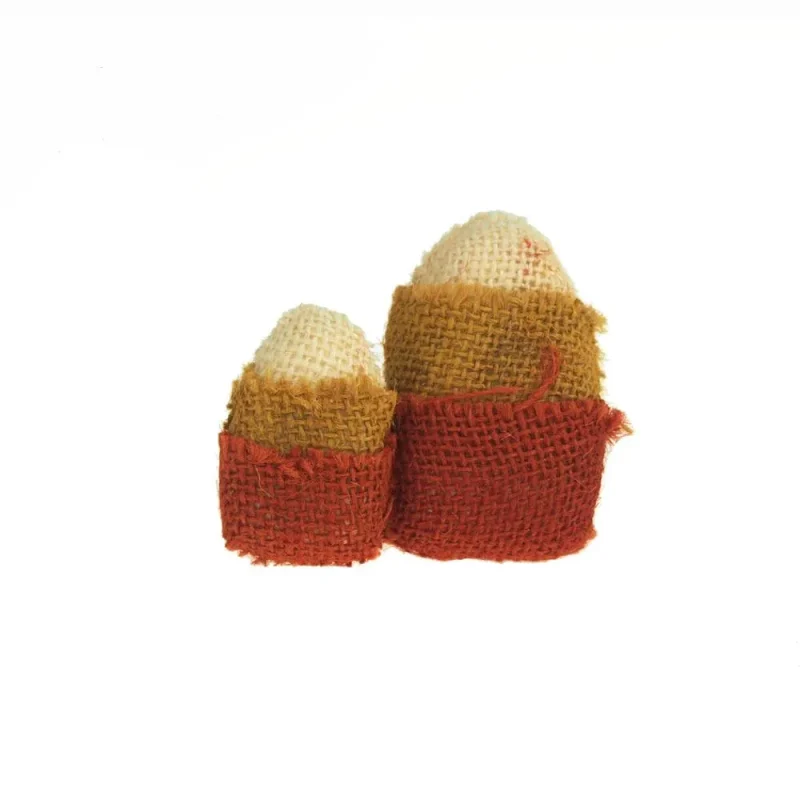 halloween candy corn burlap decor 3 inch 2 pack