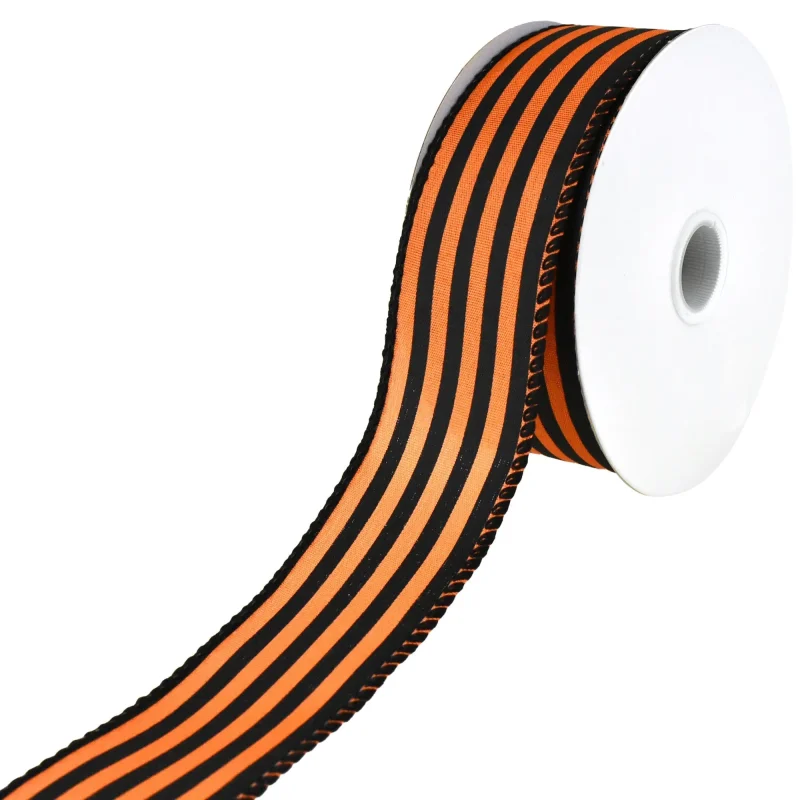 halloween satin wired ribbon 1 5 inch 10 yard