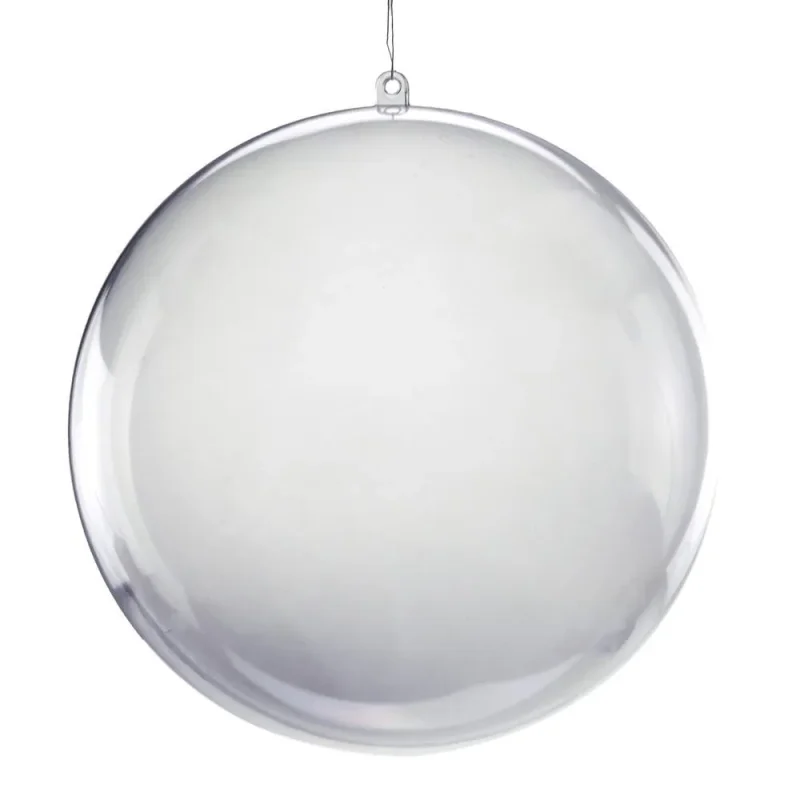 hanging fillable plastic ornaments 6 pack 6 1 4 inch