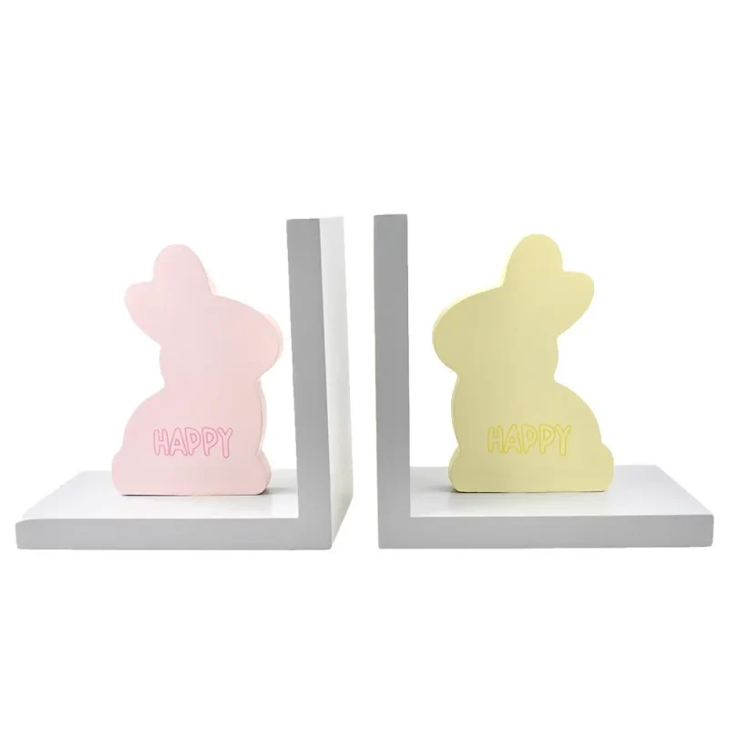 happy bunnies bookends 2 piece 5 8 inch